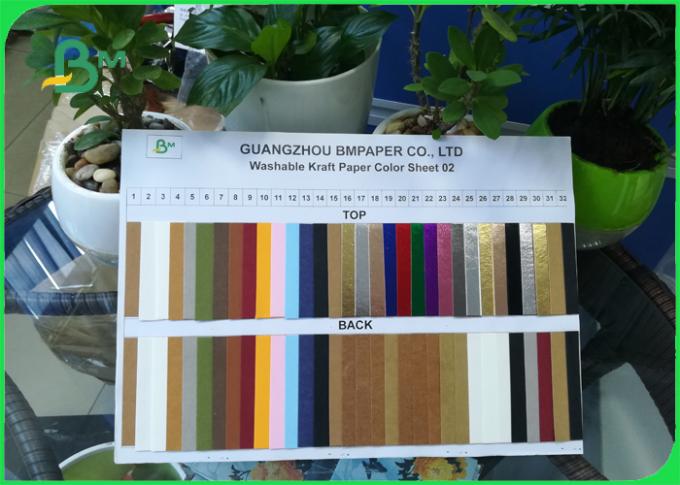 papier d'emballage lavable or lavable de 0.5mm/papier bleu/rouge/noir/blanc/d'argent couleur d'emballage
