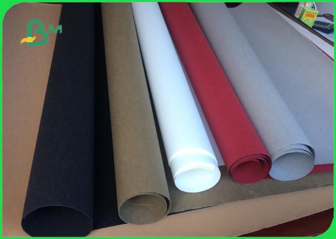 papier d'emballage lavable or lavable de 0.5mm/papier bleu/rouge/noir/blanc/d'argent couleur d'emballage