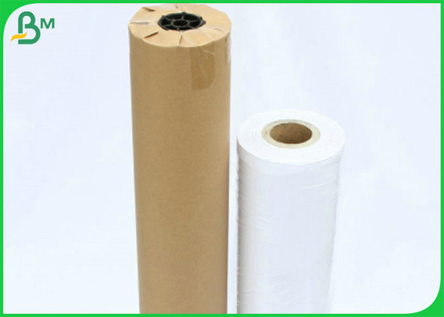 Width1.6 1,8 papier semi-blanc de sulfite du mètre 45gr pour imprimer le vêtement de textile