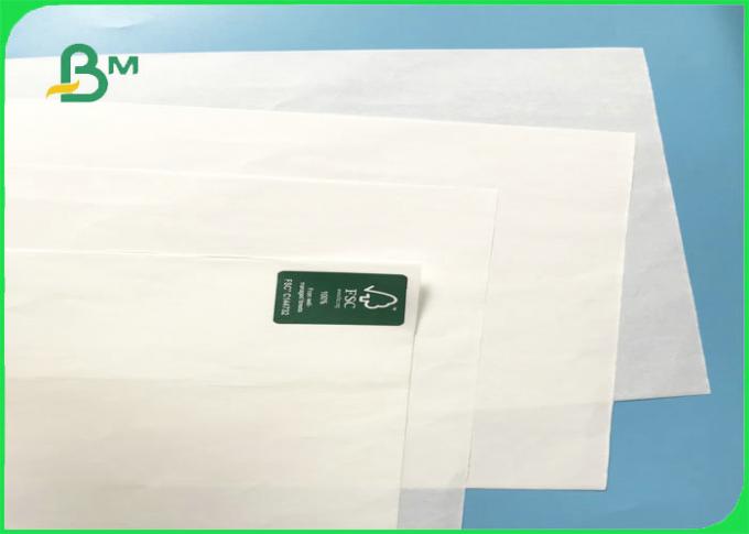 papier blanc de 35gsm 40gsm emballage, papier de catégorie comestible de 610*860mm pour envelopper la nourriture