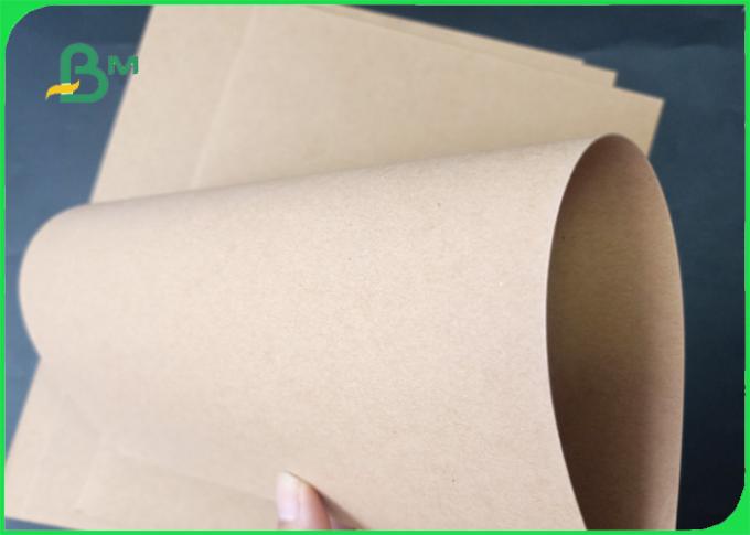 350gsm papier résistant de revêtement de Brown Papier d'emballage de pâte de bois de la larme 100% pour le paquet
