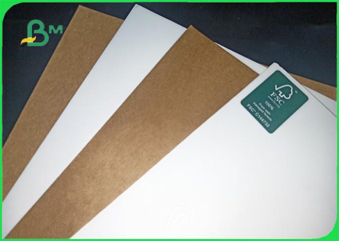 Surface douce approuvée par le FDA 250 - blanc 350g/papier de Brown Krft pour l'emballage de nourriture