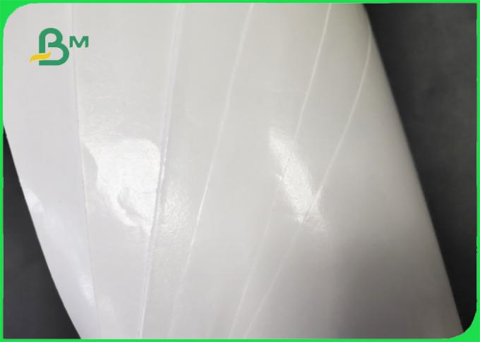 Épaisseur 30 - le PE 350gsm a enduit le papier d'emballage blanc de couleur dans les bobines pour le divers emballage