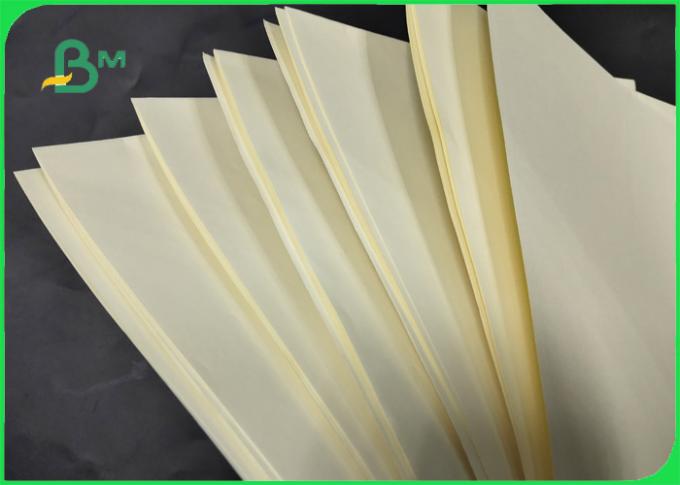 papier de Woodfree de jaune de 70GSM 80GSM/pulpe 100% de Vierge papier vergé FSC certifiée