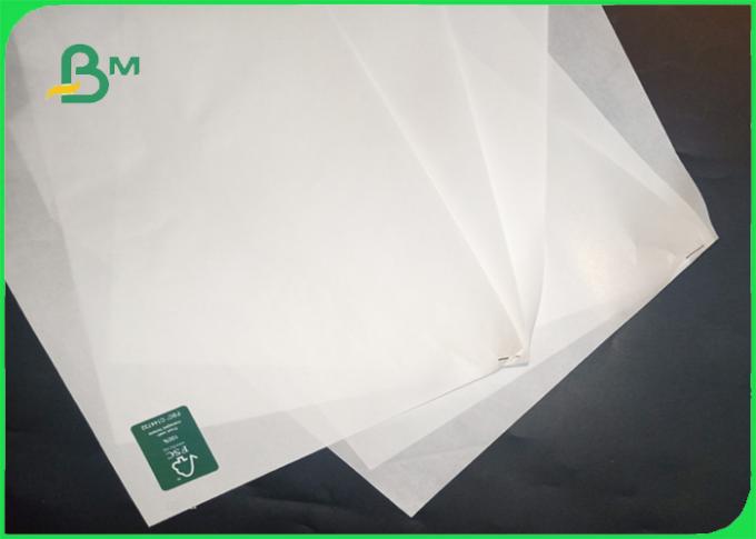 40gsm FSC a approuvé le papier d'emballage blanc de catégorie comestible de MG MF en petit pain
