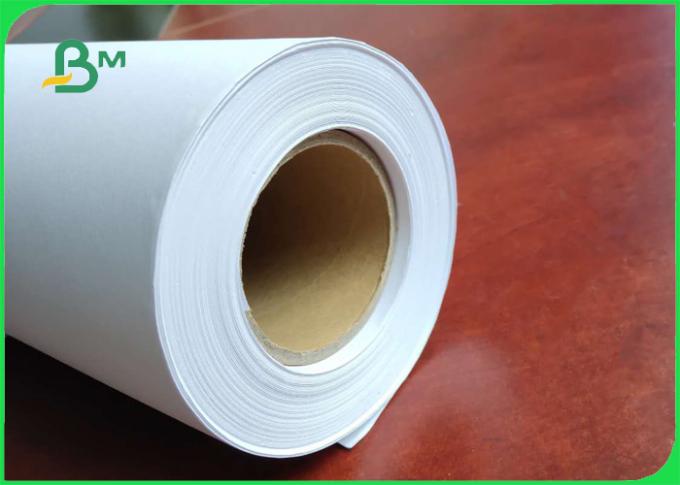 40GSM - papier blanc du papier de traceur de la courbe à couleur 100GSM/DAO dans une Rolls pour la planche à dessin