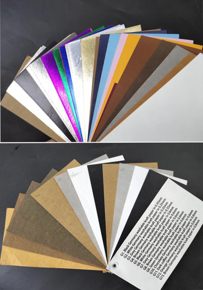 largeur de papier lavée épaisse 150cm Brown de 0,55 et de 0.8mm et couleur noire pour des métiers de DIY