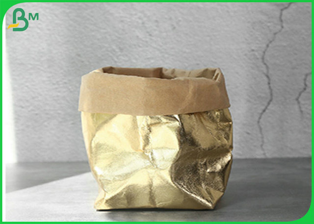Petit pain lavable différent de tissu de la couleur 0.55MM Papier d'emballage pour faire des sacs à main