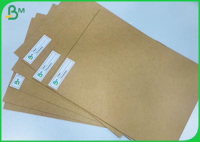 papier naturel de paquet de nourriture de rue de métier de Brown Papier d'emballage de conseil non blanchi de 400g