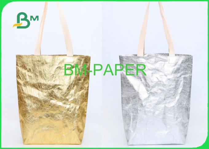   Or lavable de papier des détails 0.55mm emballage/or/vert/bleu de Rose pour les sacs brillants