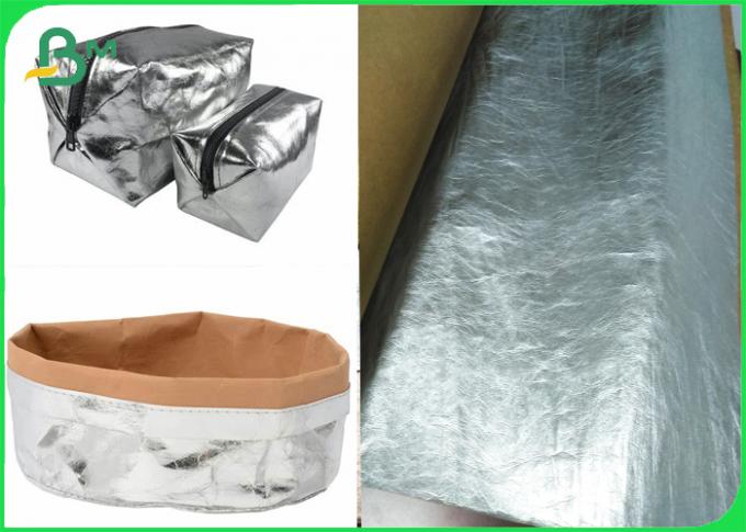 Le support de pot d'usine met en sac métallique Shinny les matériaux lavables de papier d'emballage de couleur