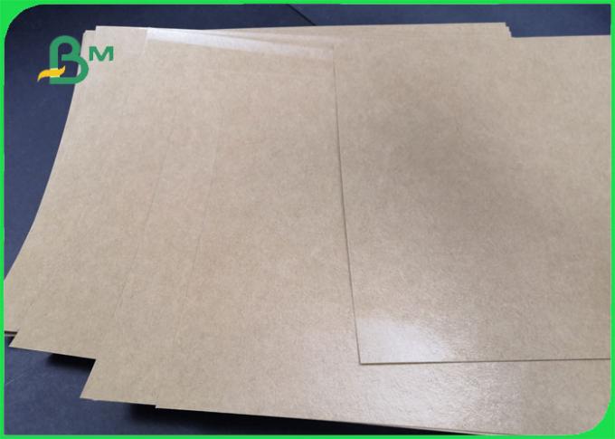 poly Brown emballage papier enduit de 300gsm +15g pour le résistant à l'eau d'emballage de nourriture
