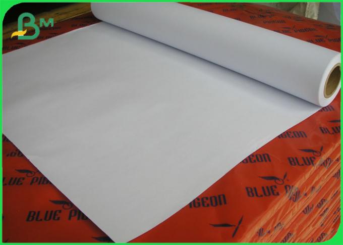 Petit pain de papier à dessin de DAO du jet d'encre 80GSM pour l'usine 620/914mm * 50/150m de vêtement