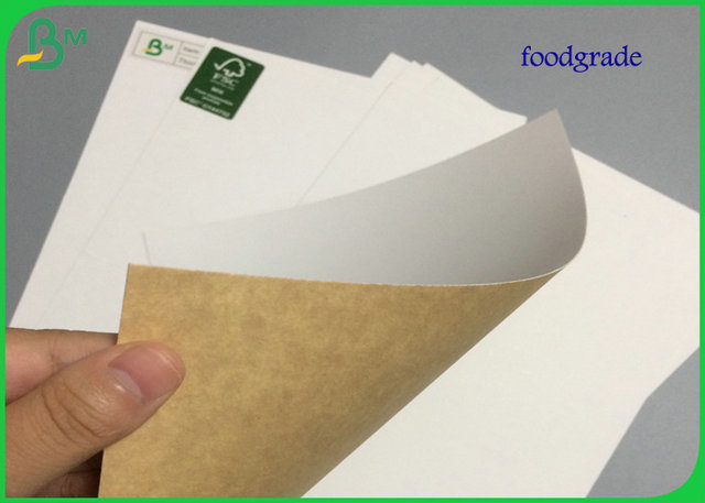 catégorie comestible blanche latérale de papier d'emballage de dos de 270gr 325gr un pour la boîte de Hambourg