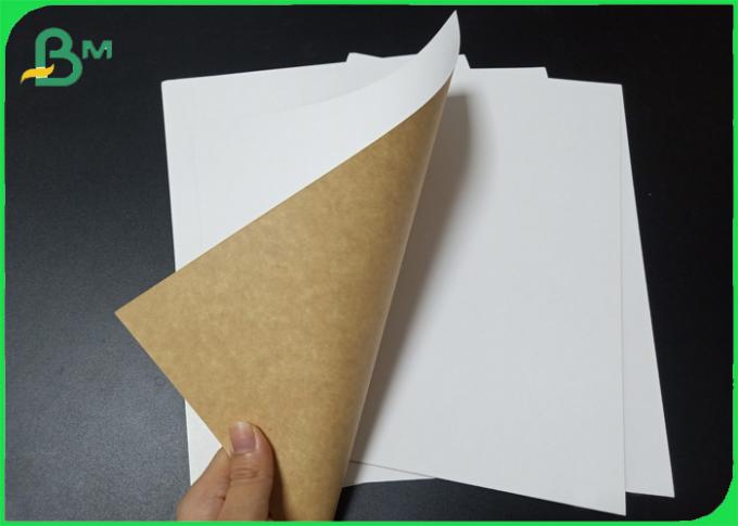 Un papier enduit blanc latéral approuvé par le FDA de dos de Papier d'emballage avec l'emballage alimentaire
