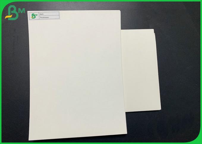 Papier blanc naturel d'absorbant de la pâte de bois 0.6mm 0.7mm pour les bandes d'essai biologiques