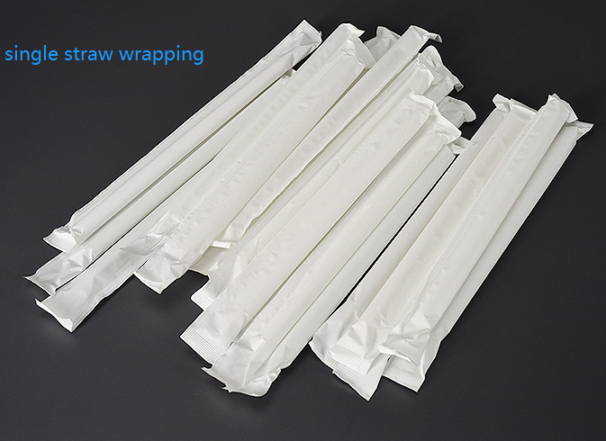 matériel simple blanc de catégorie alimentaire de pulpe de Vierge de 28gr Straw Wrapping Paper 28mm 29mm