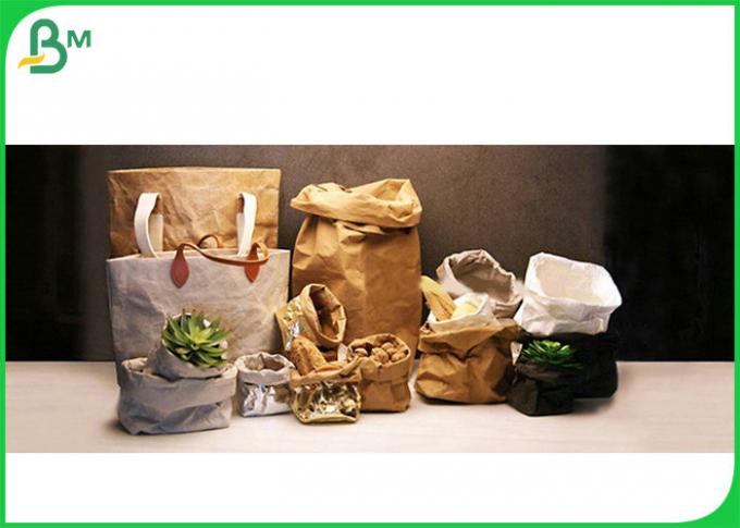 Papier d'emballage lavable de couleur 0.55mm d'or imperméable de 0.3mm pour le sac réutilisé