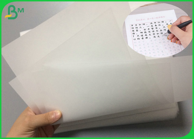 La bonne bobine de papier de traçage d'absorption d'encre 50gr 55gr avec la certification de FSC a soutenu