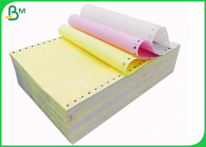 Papier autocopiant Rolls ou feuilles du blanc 55gsm bleu blanc pour l'impression de reçu