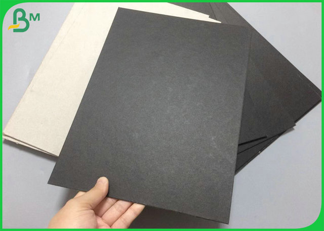 2mm 3mm Grey Back Laminated Black Paperboard réutilisé pour des dossiers d'archives