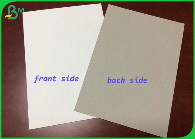 carton blanc de côté simple d'épaisseur de 2.5mm 3.0mm avec Grey Back To Hardcover Book