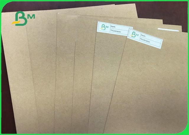 FSC rapportant le papier de revêtement de la pulpe 450gsm Brown Papier d'emballage de Vierge pour l'emballage