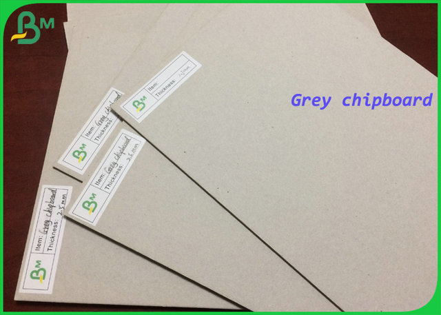 Le GV de l'épaisseur FSC de 2MM a approuvé Grey Chipboard In Sheet Packing