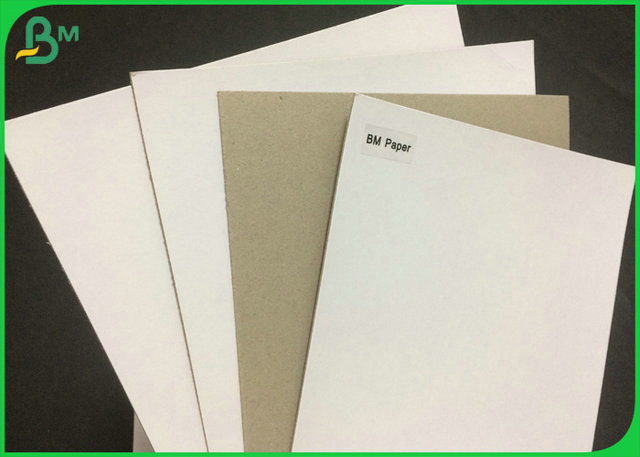 1,0 millimètres imprimables à 4,0 millimètres de carton Blanc-gris pour la fabrication rigide de boîtes