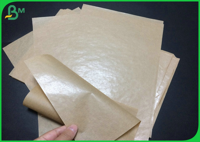 le côté Brown du lustre un de 42gr 50gr 55gr a nervuré le petit pain de papier d'emballage pour la boîte de papier