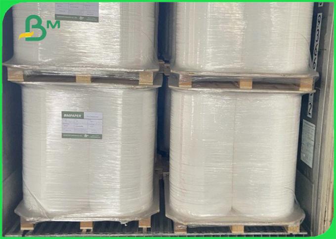 28gram biodégradable Straw Wrapping Paper blanc 26mm * 5000m Rolls