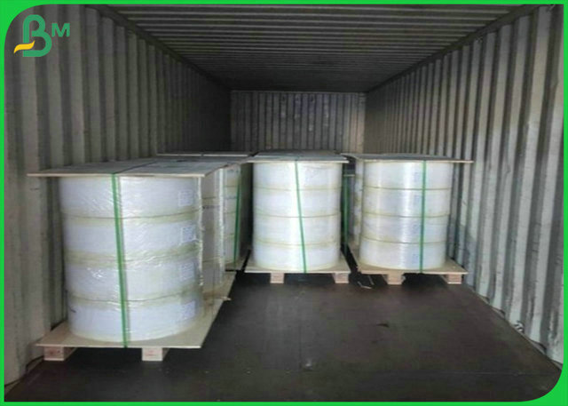 756mm 781mm petit pain de papier brillant latéral de 2 50gr Woodfree pour l'impression manuelle de produit