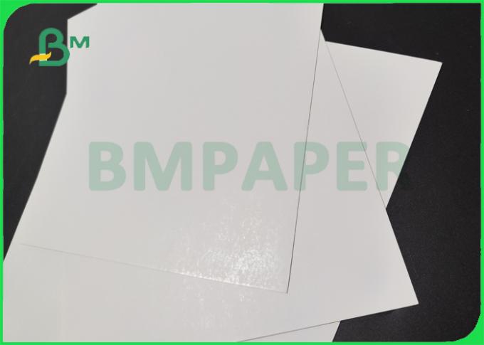 12PT 14PT C1S blanc couvrent le papier courant pour la carte postale 483mm un brillant latéral