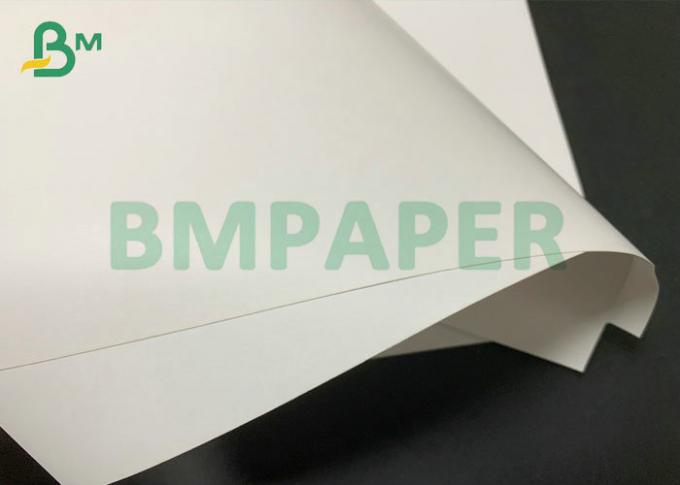 bobine de papier de l'autocollant auto-adhésif blanc superbe 1020mm 1365mm de lustre de 80g 105g