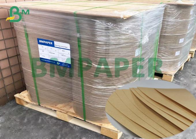 force à haute résistance non-enduite Papier d'emballage de papier de 70grs 80grs Brown emballage de bande paerforée