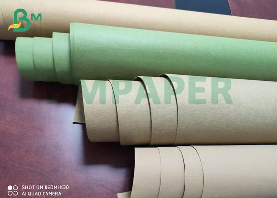 Tissu lavable coloré naturel de papier de DIY emballage avec l'impression en soie