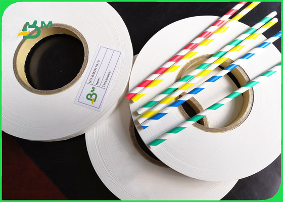 28GSM catégorie comestible de partie de 27mm x de 5000m Straw Wrapping Paper Roll For