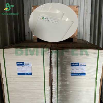 58 gm 60 gm LWC Légère en poids revêtue de feuilles de papier blanc Forme à deux côtés Brillant