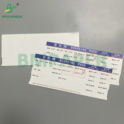 175 g de carte d'embarquement en carton thermique blanc blanc 18,8 cm x 8,3 cm 500 feuilles par emballage