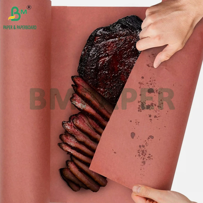 60 grammes rouleau de papier de barbecue de boucher rose non ciré pour la viande fumée 18' x 175 pieds