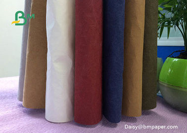 Papier d'emballage recyclable de pulpe fibreuse naturelle/petit pain blanc de papier d'emballage