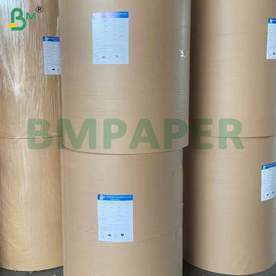 0.55 mm Surface blanche lisse à laver rouleaux de papier kraft 150cm*100m