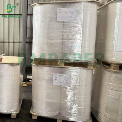 Rouleaux de papier blanc alimentaire de 26 g pour emballer les pailles jetables