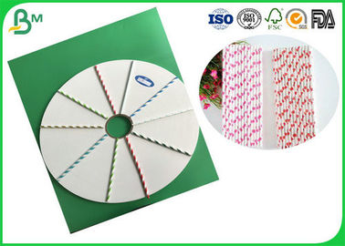 Le papier 60g extérieur biodégradable et le papier de papier inférieur de la catégorie 120g comestible roulent pour les pailles de papier