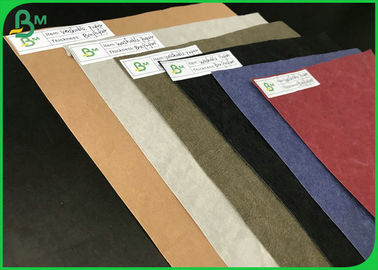 Papier lavable 0.55mm coloré qui respecte l'environnement résistant de la larme 0.3mm emballage pour des sacs de DIY