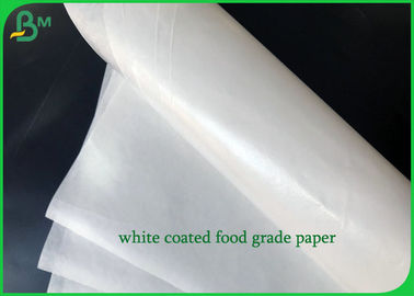 Papier blanc de papier de FDA 35g emballage de petit pain de catégorie comestible + PE 10g enduits pour le paquet de sucrerie