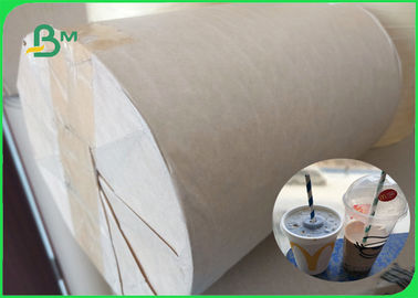 largeur blanche intérieure 15MM de papier de paille de la catégorie 120gsm comestible pour faire les pailles de papier