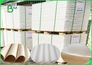 Blanc non-toxique et papier de polythène de Brown avec la pâte de bois pure 50 | 1000mm