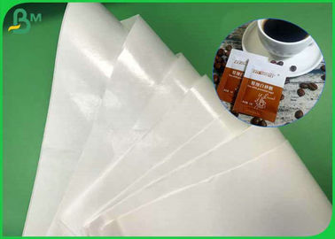 Le PE 40gsm+10gsm étanche à l'humidité de 1020mm a enduit le petit pain de papier pour le sucre de emballage