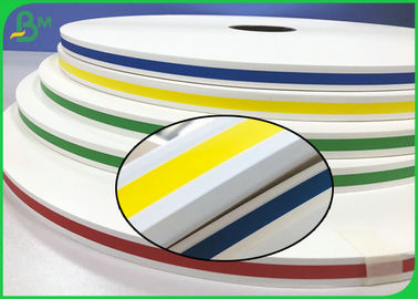 le papier blanc et la couleur de 60gsm 120gsm emballage ont modelé le papier de métier pour les tubes de papier de paille